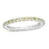 Thumbnail Image 0 of Peridot Eternity Band in Sterling Silver