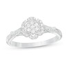 Thumbnail Image 1 of Cherished Promise Collection™ 1/5 CT. T.W. Composite Diamond Flower Frame Promise Ring in 10K White Gold