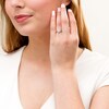 Thumbnail Image 2 of Cherished Promise Collection™ 1/5 CT. T.W. Composite Diamond Flower Frame Promise Ring in 10K White Gold