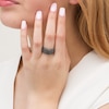 Thumbnail Image 2 of 2 CT. T.W. Black Diamond Multi-Row Domed Ring in Sterling Silver