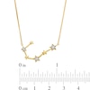 Thumbnail Image 2 of Diamond Accent Cancer Constellation Necklace in Sterling Silver with 14K Gold Plate