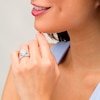 Thumbnail Image 2 of 1-1/2 CT. T.W. Multi-Diamond Pear-Shaped Frame Multi-Row Bridal Set in 10K White Gold
