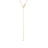 Thumbnail Image 3 of Made in Italy 030 Gauge Mirror and Cable Chain Necklace in 10K Gold - 36"