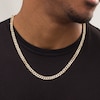 Thumbnail Image 2 of Made in Italy Men's 6.5mm Curb Chain Necklace in 10K Two-Tone Gold - 22"