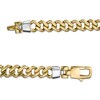 Thumbnail Image 4 of Made in Italy Men's 6.5mm Curb Chain Necklace in 10K Two-Tone Gold - 22"