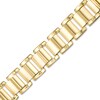 Thumbnail Image 1 of Made in Italy Men's 12.0mm Link Chain Bracelet in Hollow 10K Gold - 8.5"