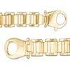 Thumbnail Image 3 of Made in Italy Men's 12.0mm Link Chain Bracelet in Hollow 10K Gold - 8.5"