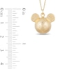 Thumbnail Image 3 of Mickey Mouse & Minnie Mouse Made in Italy Pendant in 10K Gold
