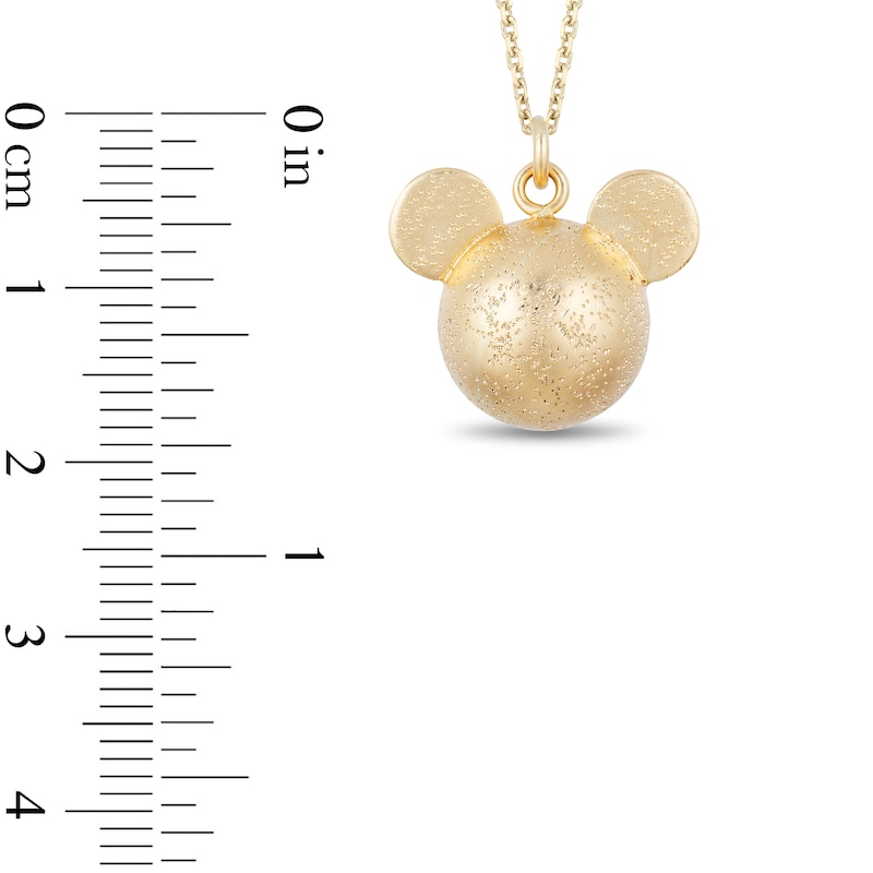 Main Image 3 of Mickey Mouse & Minnie Mouse Made in Italy Pendant in 10K Gold