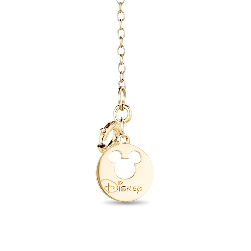 Main Image 2 of Mickey Mouse & Minnie Mouse Made in Italy Lariat-Style Bolo Necklace in 10K Gold