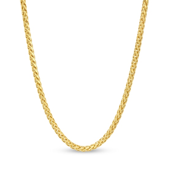 3.15mm Franco Snake Chain Necklace in Hollow 10K Gold