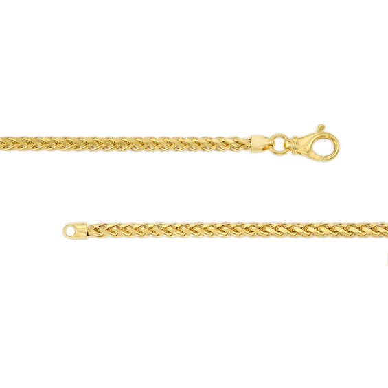 3.15mm Franco Snake Chain Necklace in Hollow 10K Gold - 20"