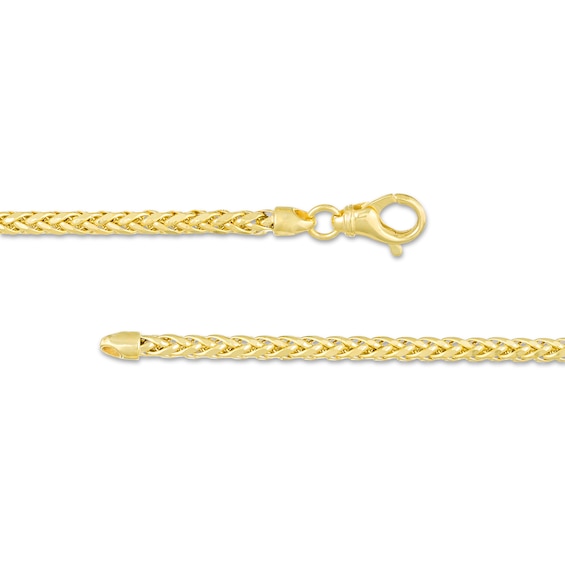 3.15mm Franco Snake Chain Necklace in Hollow 10K Gold - 22"