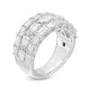 Thumbnail Image 1 of Vera Wang Love Collection 2-7/8 CT. T.W. Certified Diamond Three Row Band in 14K White Gold (I/SI2)