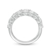 Thumbnail Image 3 of Vera Wang Love Collection 2-7/8 CT. T.W. Certified Diamond Three Row Band in 14K White Gold (I/SI2)