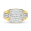 Thumbnail Image 4 of 1 CT. T.W. Composite Diamond Collar Overlay Ring in 10K Gold