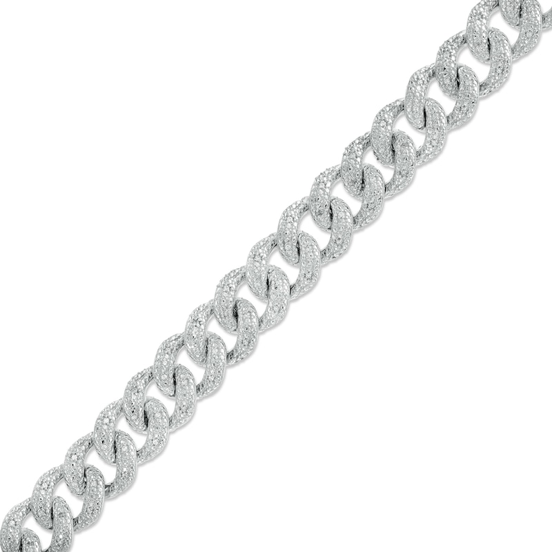 Type Chain Bracelet, Sterling Silver, Men's Bracelets