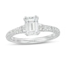 Thumbnail Image 1 of Zales Private Collection 1-1/3 CT. T.W. Certified Colorless Emerald-Cut Diamond Engagement Ring in 14K White Gold(F/SI2)