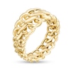Made in Italy 9.5mm S-Link Chain Ring in 14K Gold - Size 7