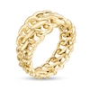 Thumbnail Image 3 of Made in Italy 9.5mm S-Link Chain Ring in 14K Gold - Size 7