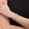 Thumbnail Image 2 of Made in Italy 9.6mm Curb Chain Bracelet in Hollow 10K Gold - 7.5"