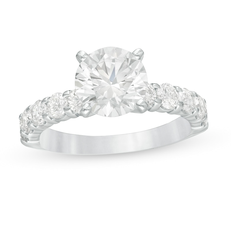Main Image 1 of 3 CT. T.W. Diamond Engagement Ring in 14K White Gold