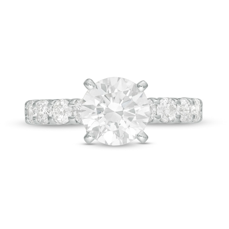 Main Image 4 of 3 CT. T.W. Diamond Engagement Ring in 14K White Gold
