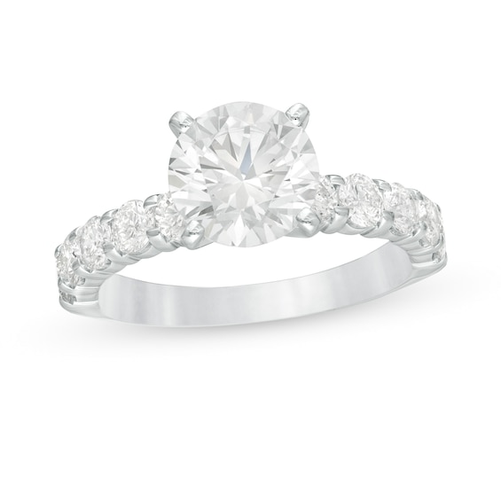 2-1/2 CT. T.w. Diamond Engagement Ring in 14K White Gold