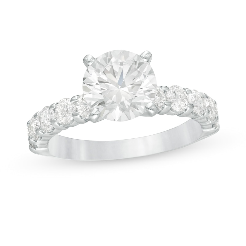 2-1/2 CT. T.W. Diamond Engagement Ring in 14K White Gold