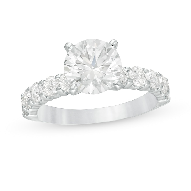 Main Image 1 of 2-1/2 CT. T.W. Diamond Engagement Ring in 14K White Gold