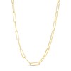 Thumbnail Image 1 of 2.6mm Elongated Link Chain Necklace in Solid 14K Gold - 18"