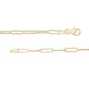 Thumbnail Image 3 of 2.6mm Elongated Link Chain Necklace in Solid 14K Gold - 18"