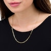Thumbnail Image 2 of 2.6mm Elongated Link Chain Necklace in Solid 14K Gold - 20"