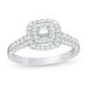 Thumbnail Image 0 of 1/3 CT. T.W. Diamond Double Cushion Frame Semi-Mount in 14K White Gold