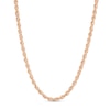 Thumbnail Image 0 of 2.3mm Rope Chain Necklace in Hollow 14K Rose Gold - 24"