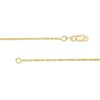 Thumbnail Image 3 of 0.95mm Lumachina Link Chain Necklace in Hollow 14K Gold - 16"