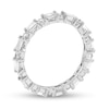 1-3/8 CT. T.W. Baguette and Round Diamond Eternity Band in 14K White Gold