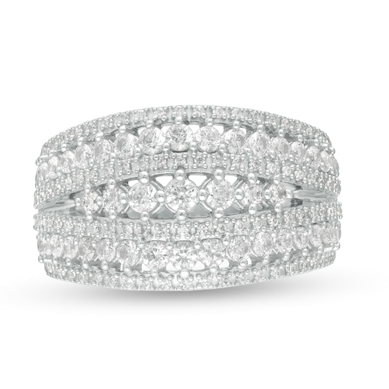 1-1/4 CT. T.w. Diamond Multi-Row Ring in 10K Gold