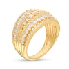 Thumbnail Image 3 of 1-1/4 CT. T.W. Diamond Multi-Row Ring in 10K Gold