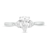 Thumbnail Image 4 of 5/8 CT. T.W. Pear-Shaped Diamond Tri-Sides Engagement Ring in 14K White Gold