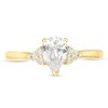 Thumbnail Image 4 of 5/8 CT. T.W. Pear-Shaped Diamond Tri-Sides Engagement Ring in 14K Gold