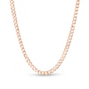 Thumbnail Image 0 of 2.7mm Curb Chain Necklace in Solid 14K Rose Gold - 18"