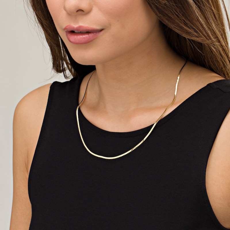 2.07mm Solid Serpentine Chain Necklace in 14K Gold - 20"