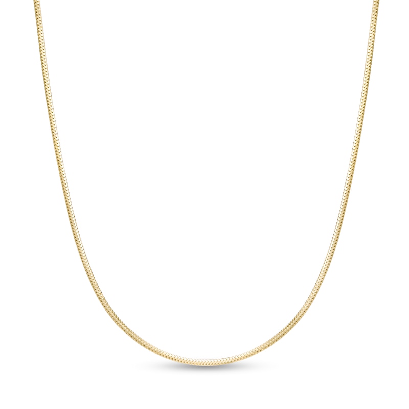 Main Image 1 of 1.0mm Snake Chain Necklace in Solid 14K Gold - 20"