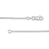 Thumbnail Image 3 of 1.0mm Snake Chain Necklace in Solid 14K White Gold - 20"
