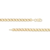 Thumbnail Image 3 of 3.0mm Mirrored Leaf Rope Chain Necklace in Solid 14K Gold - 16"