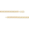 Thumbnail Image 2 of 3.0mm Mirrored Leaf Rope Chain Necklace in Solid 14K Gold - 16"