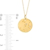 Thumbnail Image 4 of Diamond Accent Constellation Disk Pendant in 10K Gold