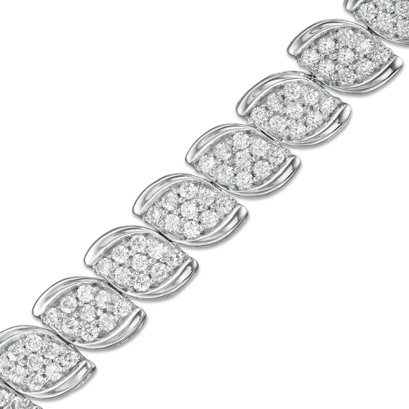 Main Image 1 of 3 CT. T.W. Composite Diamond Tennis Bracelet in 10K White Gold
