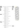 Thumbnail Image 2 of 1 CT. T.W. Diamond Cascading Twist Hoop Earrings in 10K Gold